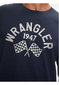 Wrangler Longsleeve 112357447 Niebieski Regular Fit. Kolor: niebieski. Materiał: bawełna. Długość rękawa: długi rękaw #5