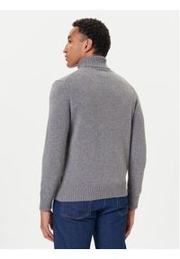 Guess Jeans Golf M5BR58 Z0561 Szary Regular Fit. Typ kołnierza: golf. Kolor: szary. Materiał: bawełna #5