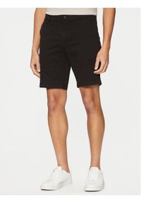 Calvin Klein Szorty materiałowe Modern Twill K10K114063 Czarny Slim Fit. Kolor: czarny. Materiał: bawełna #1