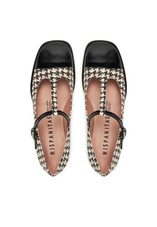 Hispanitas Półbuty HI254306 Czarny. Kolor: czarny. Materiał: skóra