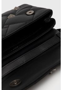 Kurt Geiger London Torebka kolor czarny. Kolor: czarny. Wzór: aplikacja. Dodatki: z aplikacjami. Materiał: pikowane. Rodzaj torebki: na ramię #3