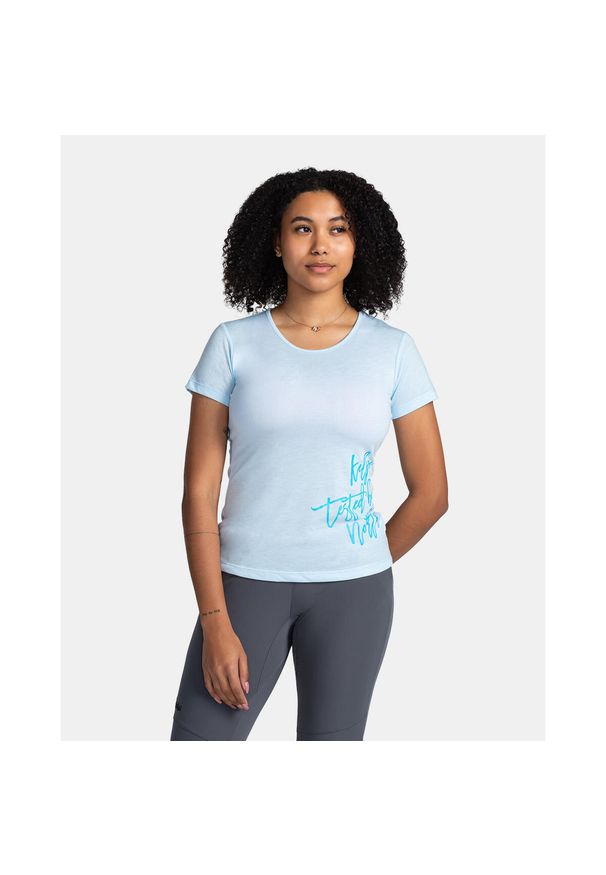 Damska koszulka funkcjonalna Kilpi GAROVE-W. Kolor: niebieski. Sport: turystyka piesza
