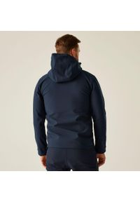 Regatta - Softshell roboczy męski Venturer z kapturem. Typ kołnierza: kaptur. Kolor: niebieski. Materiał: softshell. Sezon: zima. Sport: turystyka piesza #2