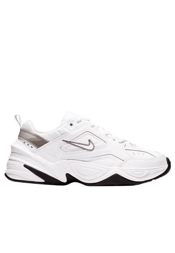 Buty do chodzenia damskie Nike W M2K Tekno. Zapięcie: sznurówki. Kolor: biały, wielokolorowy. Materiał: syntetyk, skóra, materiał. Szerokość cholewki: normalna. Sport: turystyka piesza