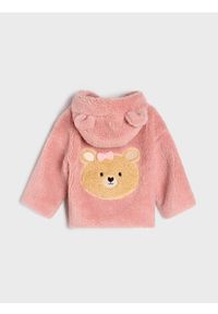 Sinsay - Puszysta kurtka z elementami 3D - różowy. Kolekcja: plus size. Kolor: różowy