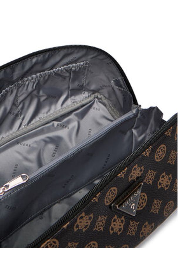 Guess Kosmetyczka Wilder Travel TWHP74 52067 Brązowy. Kolor: brązowy. Materiał: skóra