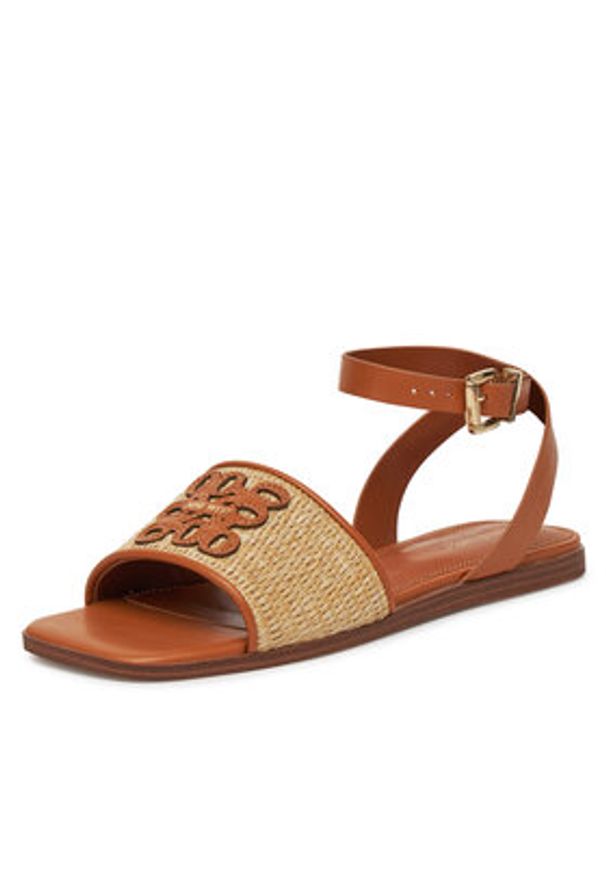 Nine West Sandały CWBFS181-03 Brązowy. Kolor: brązowy. Materiał: syntetyk, materiał