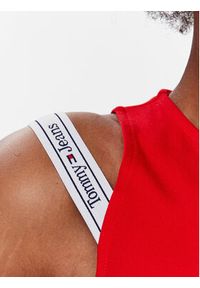 Tommy Jeans Sukienka codzienna Tjw Logo Taping Strap Bodycon DW0DW15350 Czerwony Bodycon Fit. Okazja: na co dzień. Kolor: czerwony. Materiał: wiskoza. Typ sukienki: proste, bodycon. Styl: casual #4