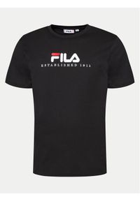 Fila T-Shirt FAU0147 Czarny Regular Fit. Kolor: czarny. Materiał: bawełna