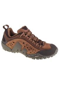 Buty trekkingowe męskie Merrell Intercept. Zapięcie: sznurówki. Kolor: brązowy. Materiał: nubuk. Szerokość cholewki: normalna #1