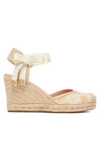 Espadryle Guess. Kolor: beżowy