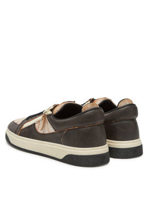 Giuseppe Zanotti - GIUSEPPE ZANOTTI Sneakersy RM50004/003 Brązowy. Kolor: brązowy. Materiał: skóra