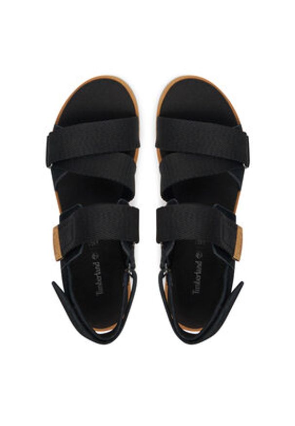 Timberland Sandały Adley Shore TB0A414AEK41 Czarny. Kolor: czarny. Materiał: zamsz, skóra