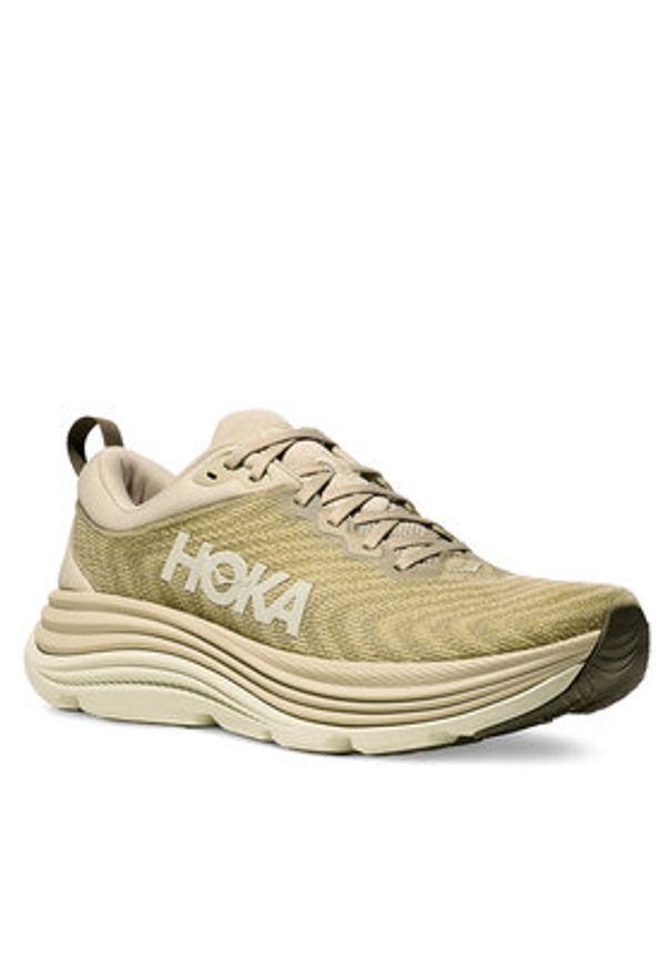 HOKA - Hoka Buty do biegania Gaviota 5 1127929 Zielony. Kolor: zielony. Materiał: materiał