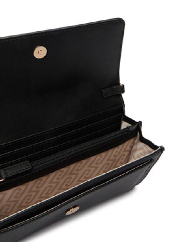 Liu Jo Portfel AA6191 ES029 Czarny. Kolor: czarny. Materiał: skóra