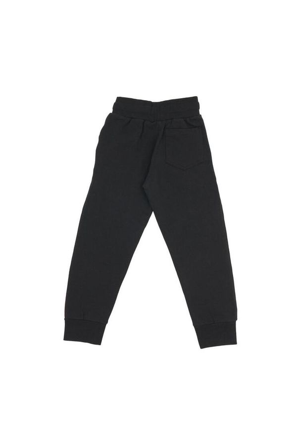 LEONE 1947 APPAREL - Dziecięce spodnie dresowe klasy Junior z dwukolorowym paskiem. Kolor: czarny. Materiał: dresówka. Sport: joga i pilates