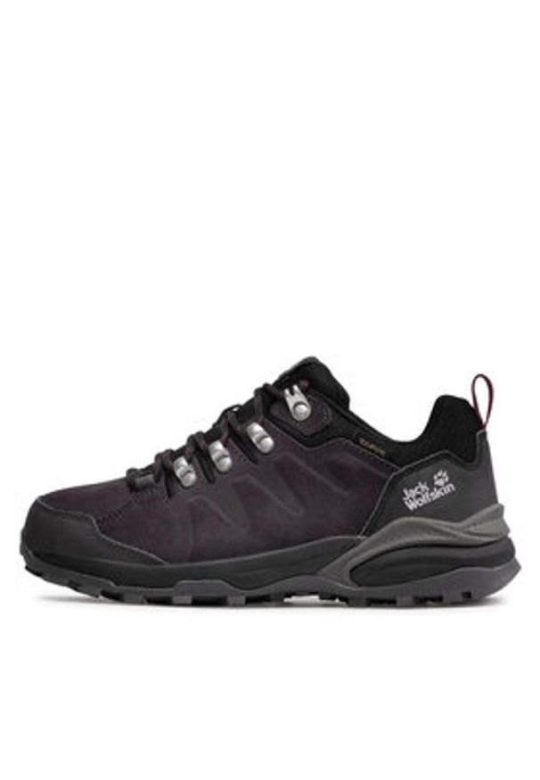 Jack Wolfskin Trekkingi Refudio Texapore Low W 4050821 Fioletowy. Kolor: fioletowy. Materiał: zamsz, skóra