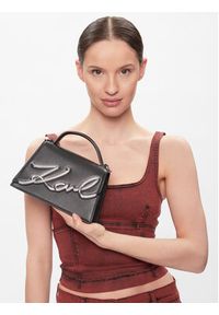 Karl Lagerfeld - KARL LAGERFELD Torebka 240W3004 Czarny. Kolor: czarny. Materiał: skórzane