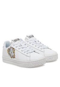 Versace Jeans Couture Sneakersy 78VA3SK3 Biały. Kolor: biały. Materiał: skóra #5