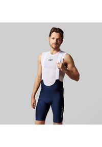 ACELERA - Kurtka kolarska Thermo Fleece wiatroszczelna i wodoodporna. Kolor: niebieski. Materiał: jersey. Sport: kolarstwo #1