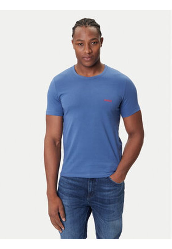 Hugo - HUGO Komplet t-shirtów 50532811 Kolorowy Regular Fit. Materiał: bawełna. Wzór: kolorowy