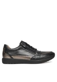 Sneakersy Caprice. Kolor: czarny