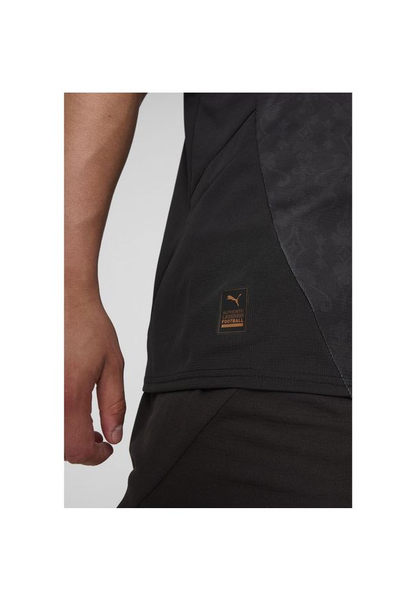 Puma - Męska koszulka wyjazdowa Valencia CF 24/25 PUMA Black Gold. Kolor: czarny, wielokolorowy, żółty