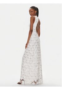 ROTATE Sukienka wieczorowa 111352 Biały Regular Fit. Kolor: biały. Materiał: syntetyk. Styl: wizytowy
