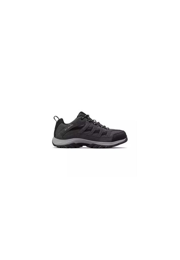 columbia - Buty treningowe męskie Columbia Crestwood. Kolor: szary. Materiał: guma, tkanina, skóra, materiał, syntetyk. Sport: turystyka piesza