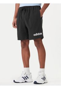 Adidas - adidas Szorty sportowe Essentials Linear JE9012 Czarny Regular Fit. Kolor: czarny. Materiał: bawełna. Styl: sportowy #1