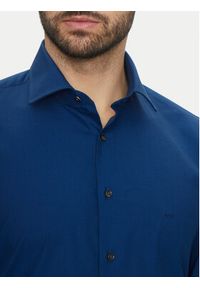 Michael Kors Koszula MK0DS01291 Granatowy Slim Fit. Kolor: niebieski. Materiał: bawełna