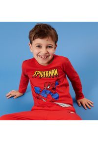 Sinsay - Koszulka z nadrukiem Spiderman - Czerwony. Kolor: czerwony. Wzór: nadruk, motyw z bajki