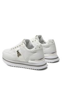 Patrizia Pepe Sneakersy PJ266.30 S Biały. Kolor: biały. Materiał: materiał #6
