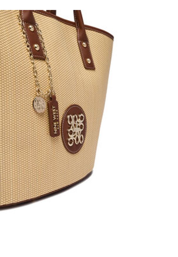 Nine West Torebka CEO-Spring Velvet-LDA9443 Beżowy. Kolor: beżowy