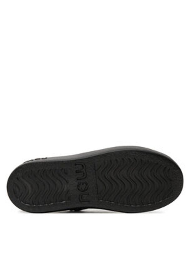 Mou Śniegowce Eskimo Sneaker Bold FW411000B Czarny. Kolor: czarny. Materiał: skóra