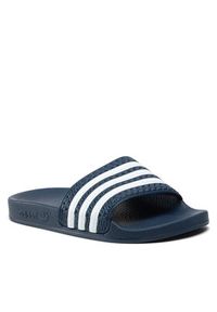 Adidas - adidas Klapki adilette 288022 Granatowy. Kolor: niebieski. Materiał: syntetyk #7