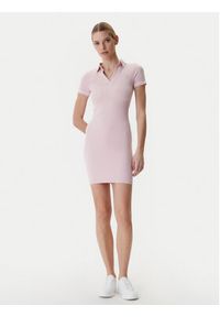 Guess Sukienka codzienna V6RK02 Z4692 Różowy Regular Fit. Okazja: na co dzień. Kolor: różowy. Materiał: syntetyk. Typ sukienki: proste. Styl: casual #2