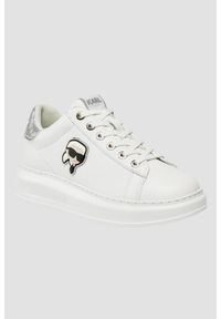 Karl Lagerfeld - KARL LAGERFELD Białe sneakersy Kapri Nft Lo Lace. Kolor: biały #4