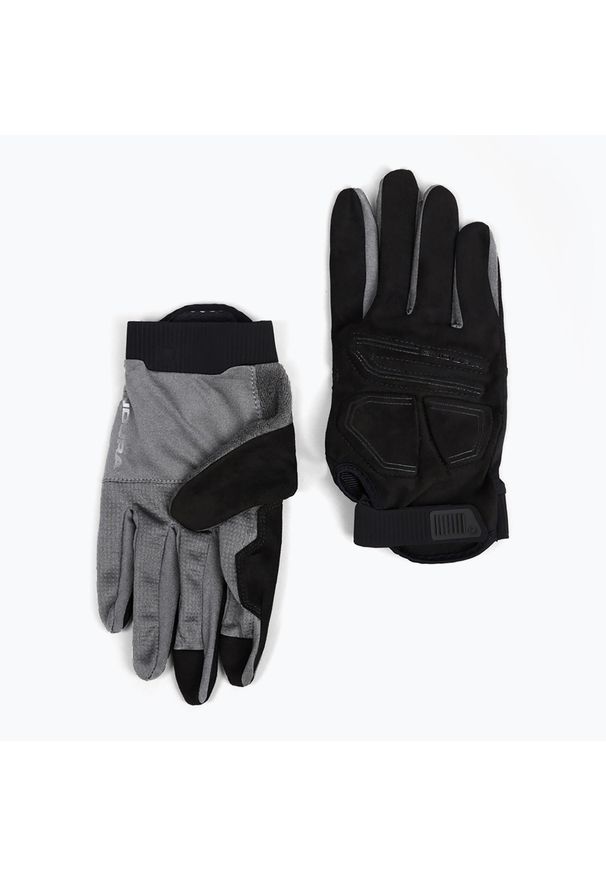 ENDURA - Rękawiczki rowerowe Endura Loop Full Finger. Kolor: szary, wielokolorowy, zielony. Sport: kolarstwo