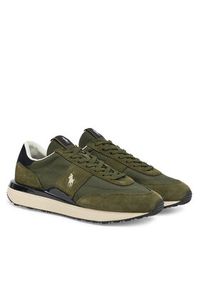 Polo Ralph Lauren Sneakersy Train 89 Pp 809965081001 Zielony. Kolor: zielony. Materiał: zamsz, skóra