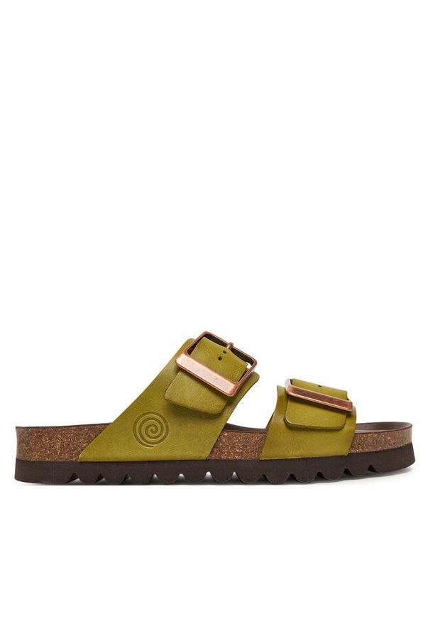 Klapki Dr. Brinkmann. Kolor: zielony