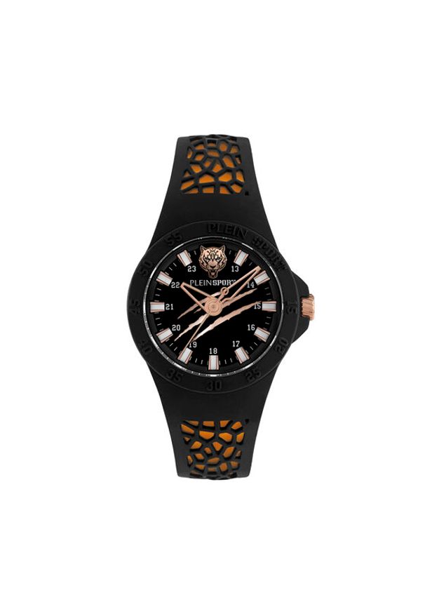 Plein Sport Zegarek Thunderstorm PSBBA0123 Czarny. Kolor: czarny. Materiał: syntetyk. Styl: sportowy