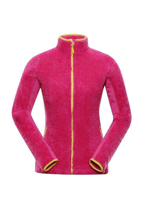 ALPINE PRO - Bluza Damska Alpine Pro Wicha XL - Ciepły i Oddychający Polar. Kolor: zielony. Materiał: polar. Sezon: zima