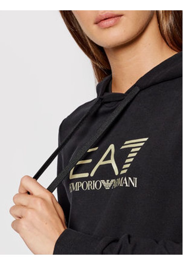 EA7 Emporio Armani Bluza 8NTM36 TJCQZ 0200 Czarny Regular Fit. Kolor: czarny. Materiał: bawełna