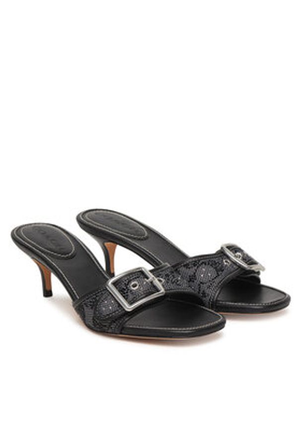 Coach Klapki CCM11 Czarny. Kolor: czarny. Materiał: skóra