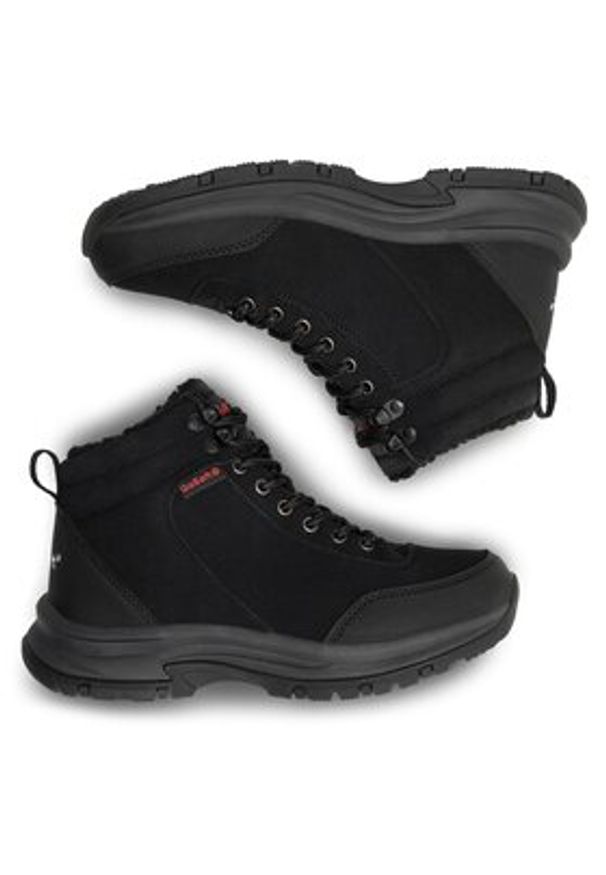 Go Soft Trzewiki VS16032023-2 Czarny. Kolor: czarny. Materiał: syntetyk