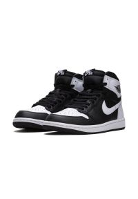 Sneakersy męskie Nike Air Jordan 1 Retro High OG "Black & White". Kolor: czarny. Model: Nike Air Jordan #4