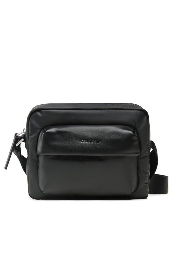 Calvin Klein Saszetka Ck Padded Camera Bag K50K510575 Czarny. Kolor: czarny. Materiał: skóra