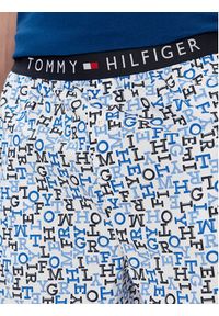 TOMMY HILFIGER - Tommy Hilfiger Piżama UM0UM01959 Niebieski Regular Fit. Kolor: niebieski. Materiał: bawełna