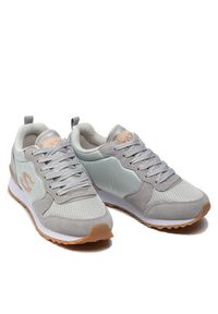 skechers - Skechers Sneakersy Goldn Gurl 111/LTGY Szary. Kolor: szary. Materiał: materiał #3